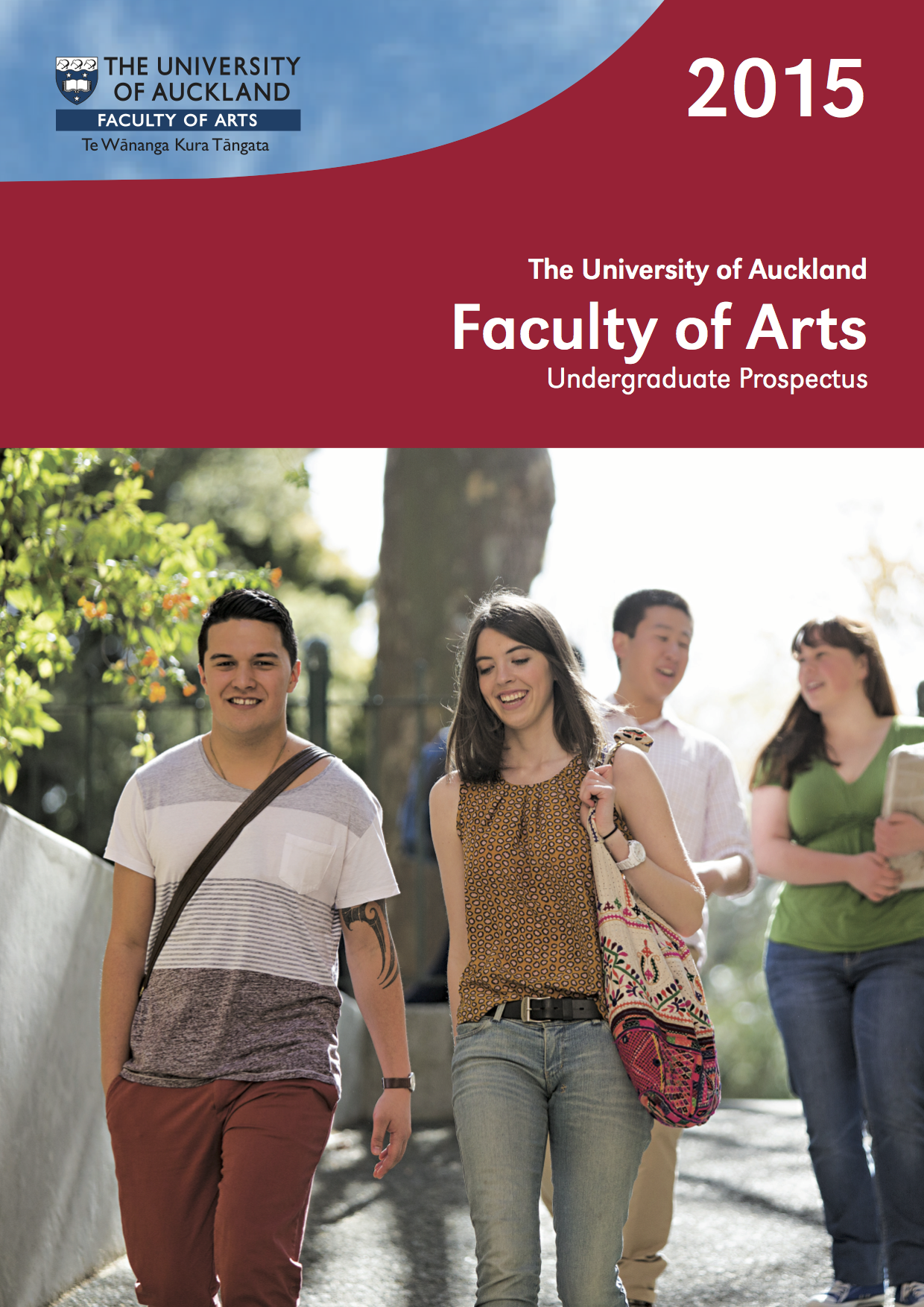 2015 Arts UG Prospectus cover