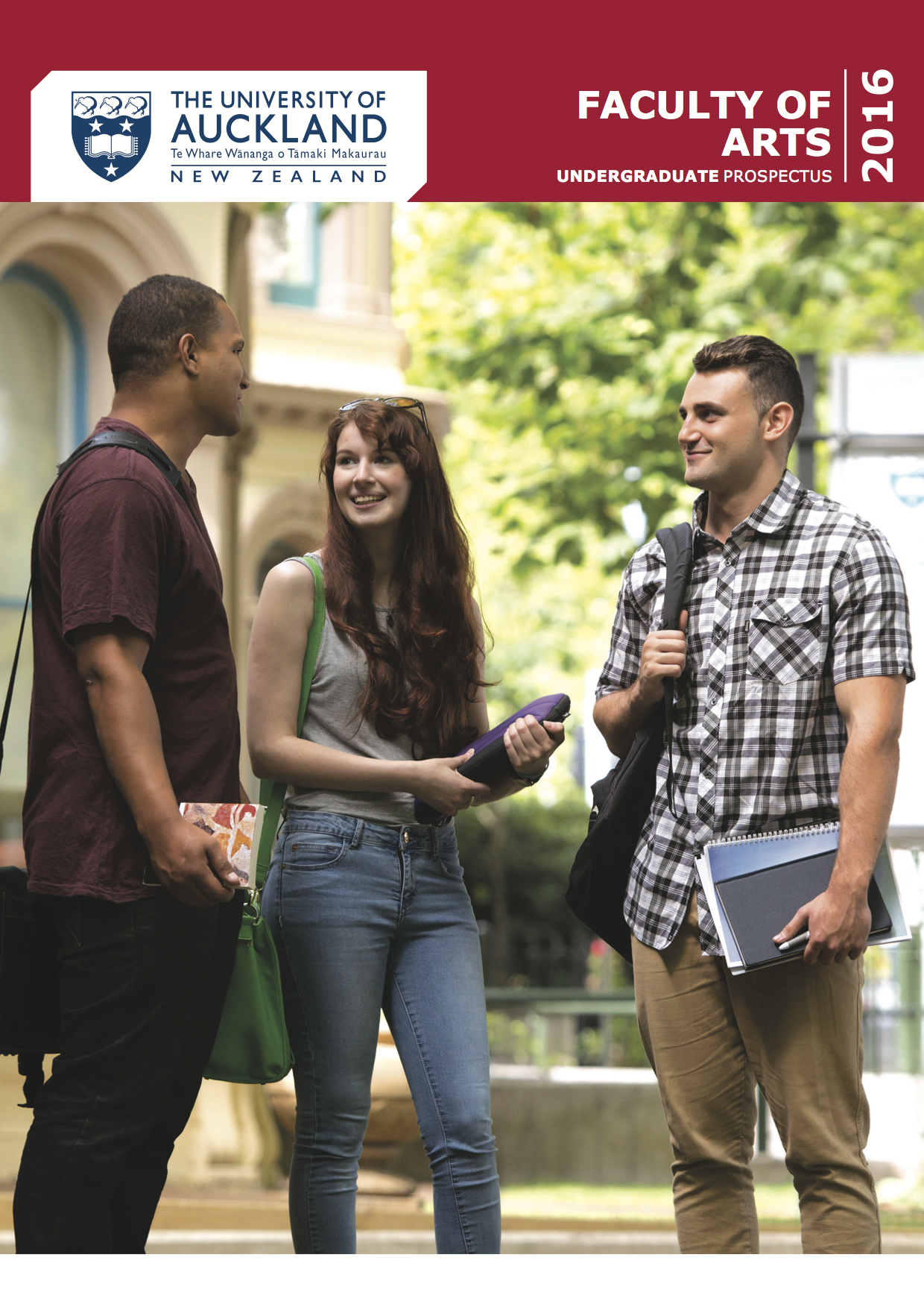 2016 Arts UG Prospectus cover